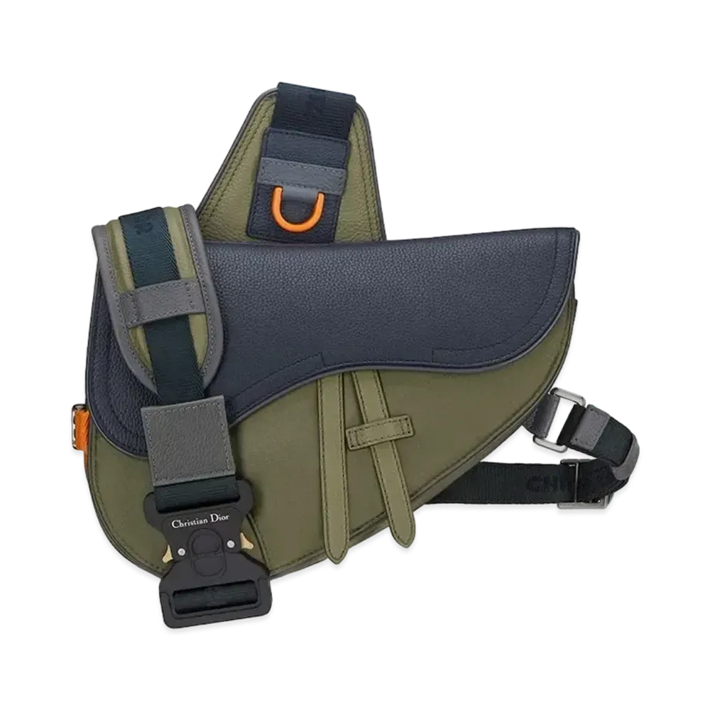 Dior x Sacai Saddle Bag "Olive"