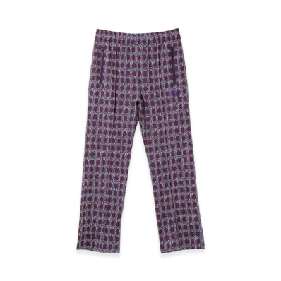 NEEDLES Track Pant - Poly Jacquard "Purple"