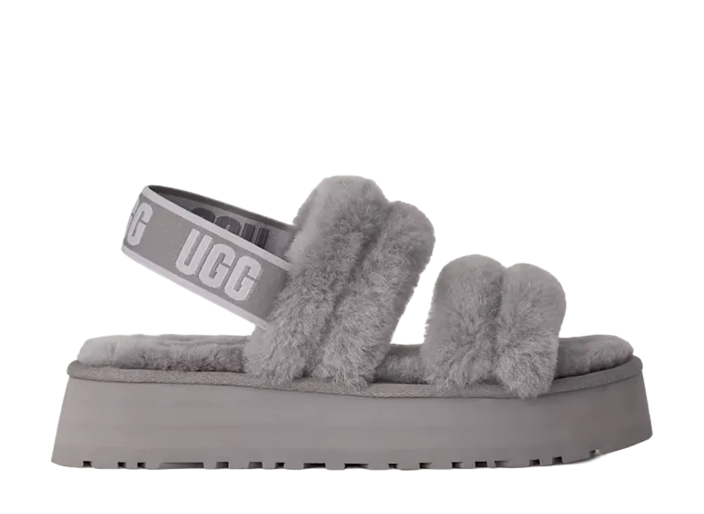 UGG Women's Disco Strap Slide "Stormy Grey"