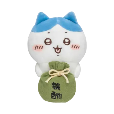 Gray Parka Service -Chikawa- A stuffed animal to watch from the Chikawa desktop (reward bag Hachiware)
