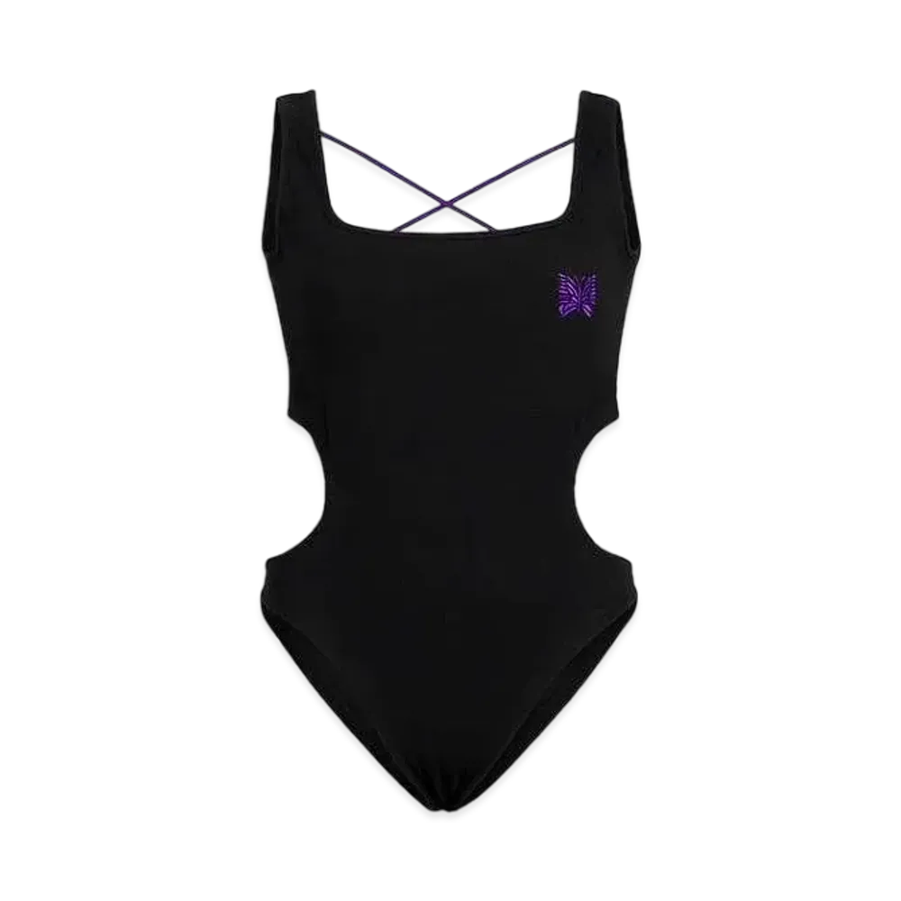 Needles x TW Side Cut Rib Bodysuit "Black"