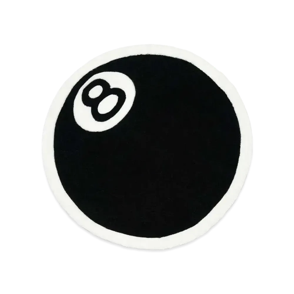 Stussy 8 BALL RUG "Black"