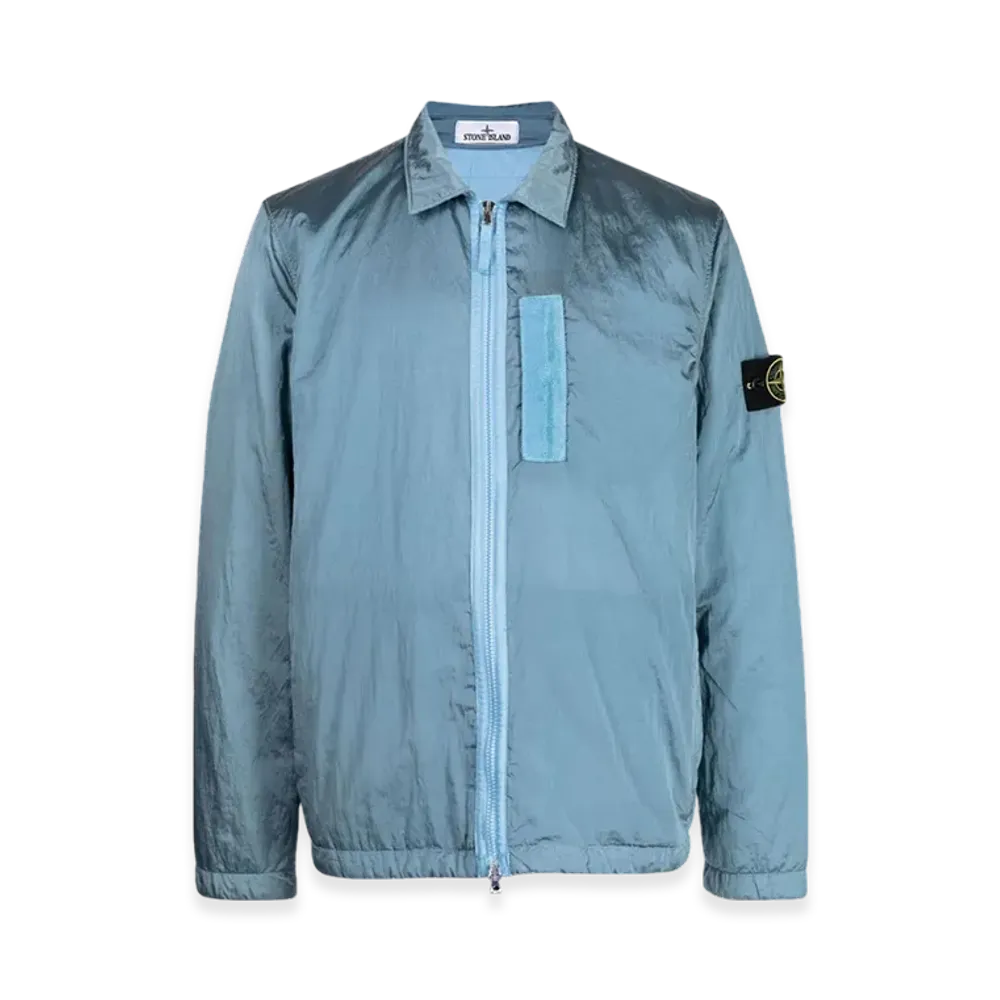 Stone Island Q0519 Nylon Metal Econyl Regenerated Nylon Primaloft Jacket - 22FW "Pastel Blue"