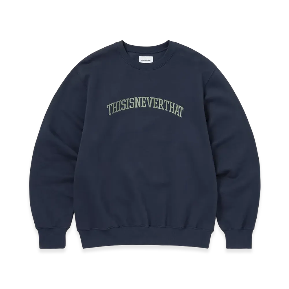 thisisneverthat Arch-Logo Crewneck "Navy"