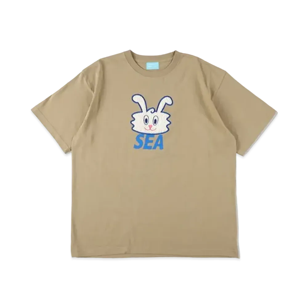 WIND AND SEA x Thunder Bunny T-shirts 1 "Beige"