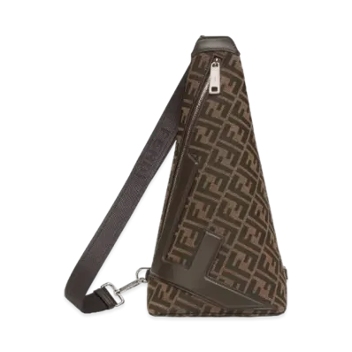 FENDI FF Jacquard Fendi Cono "Brown"