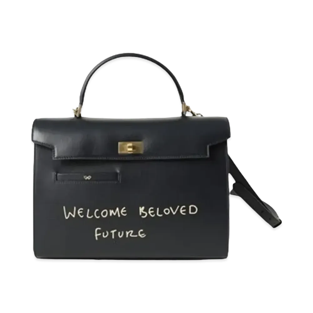 Ron Herman 15th Anniversary Anya Hindmarch Mortimer Bag "Navy"