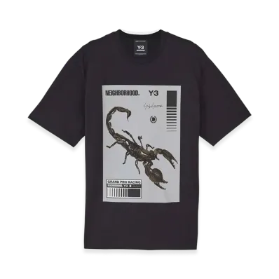 Y-3 x NEIGHBORHOOD Graphic Tee "Black/Granite"