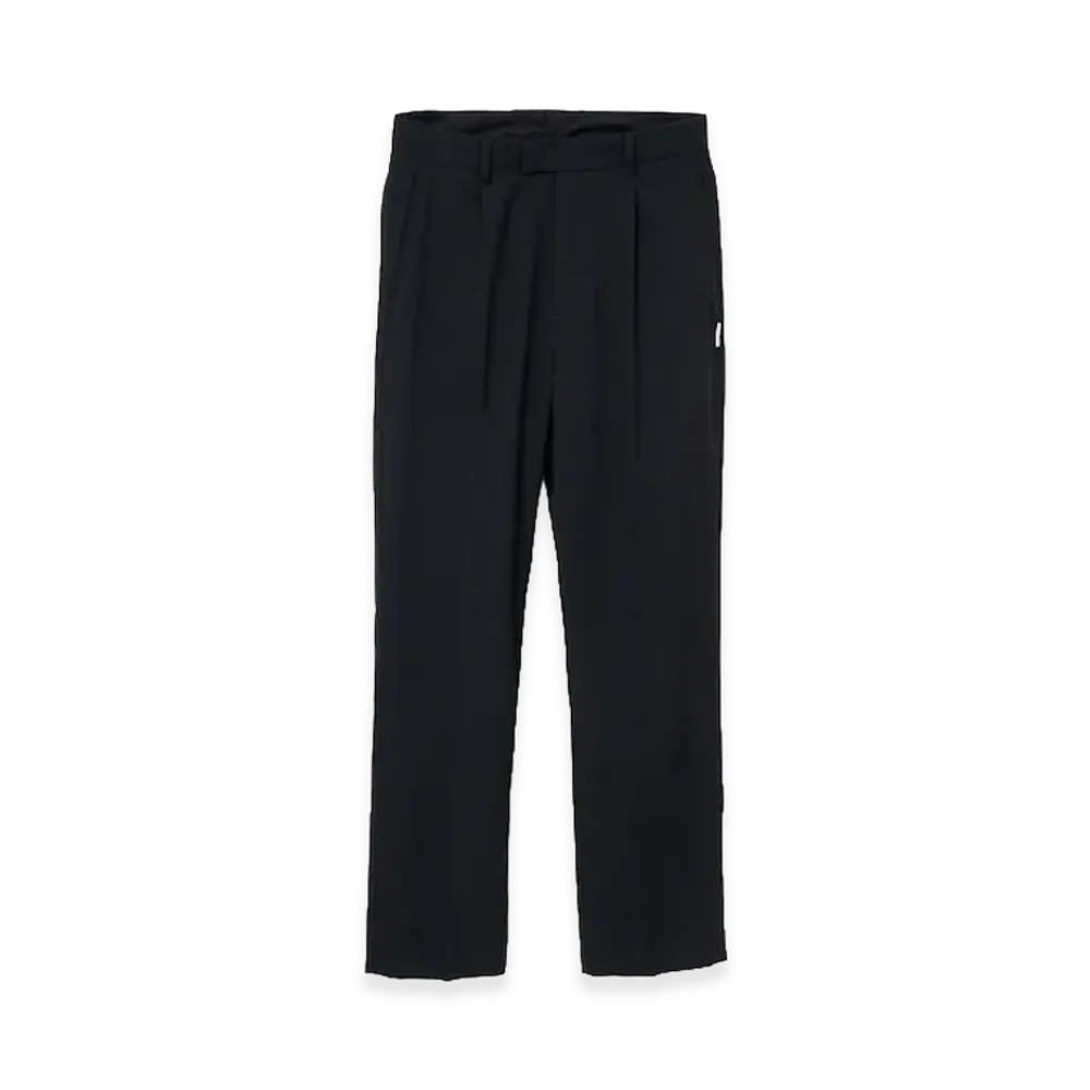 TTTMSW Wool straight slacks "Black"