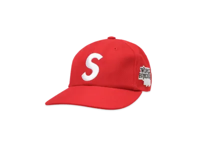Supreme World Famous S Logo 6-Panel (26SS) "Red"