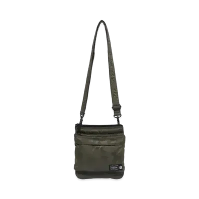 A BATHING APE PORTER SOLID CAMO SHOULDER POUCH "Olive Drab"