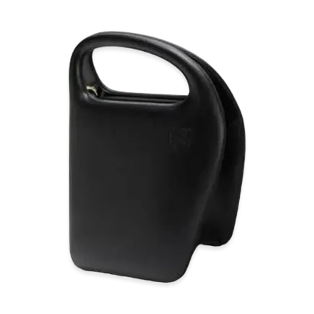 LOEWE Architects D Bag In Natural Calfskin "Black"