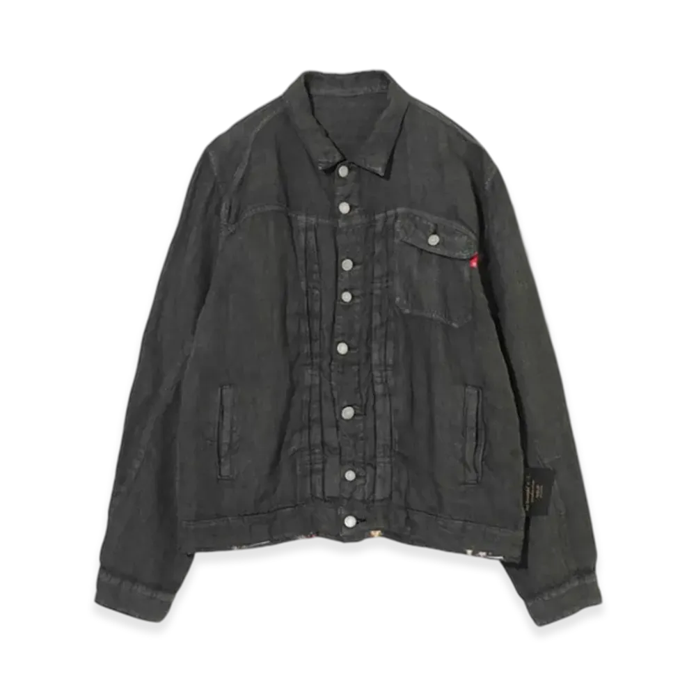 UNDERCOVER Distressed Denim Jacket "Khaki Gray"