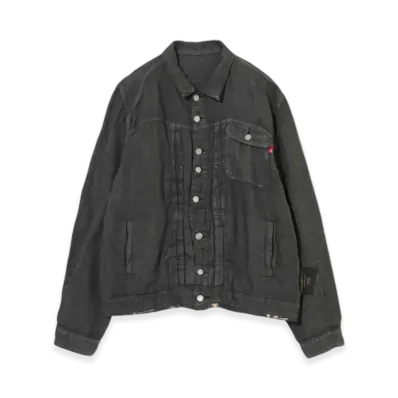 UNDERCOVER Distressed Denim Jacket "Khaki Gray"