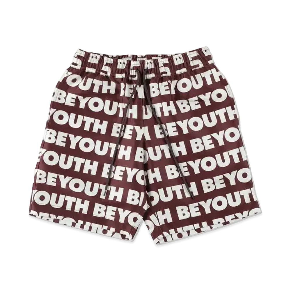 WIND AND SEA BE YOUTH (Pattern) Shorts "Brown"