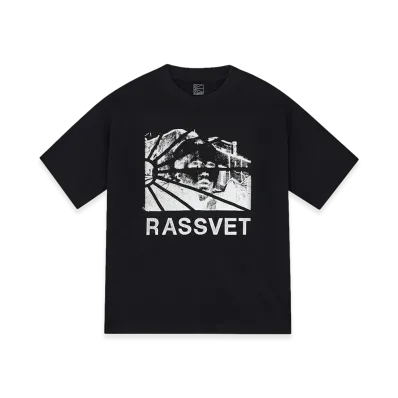 RASSVET Heritage Logo Tee "Black"
