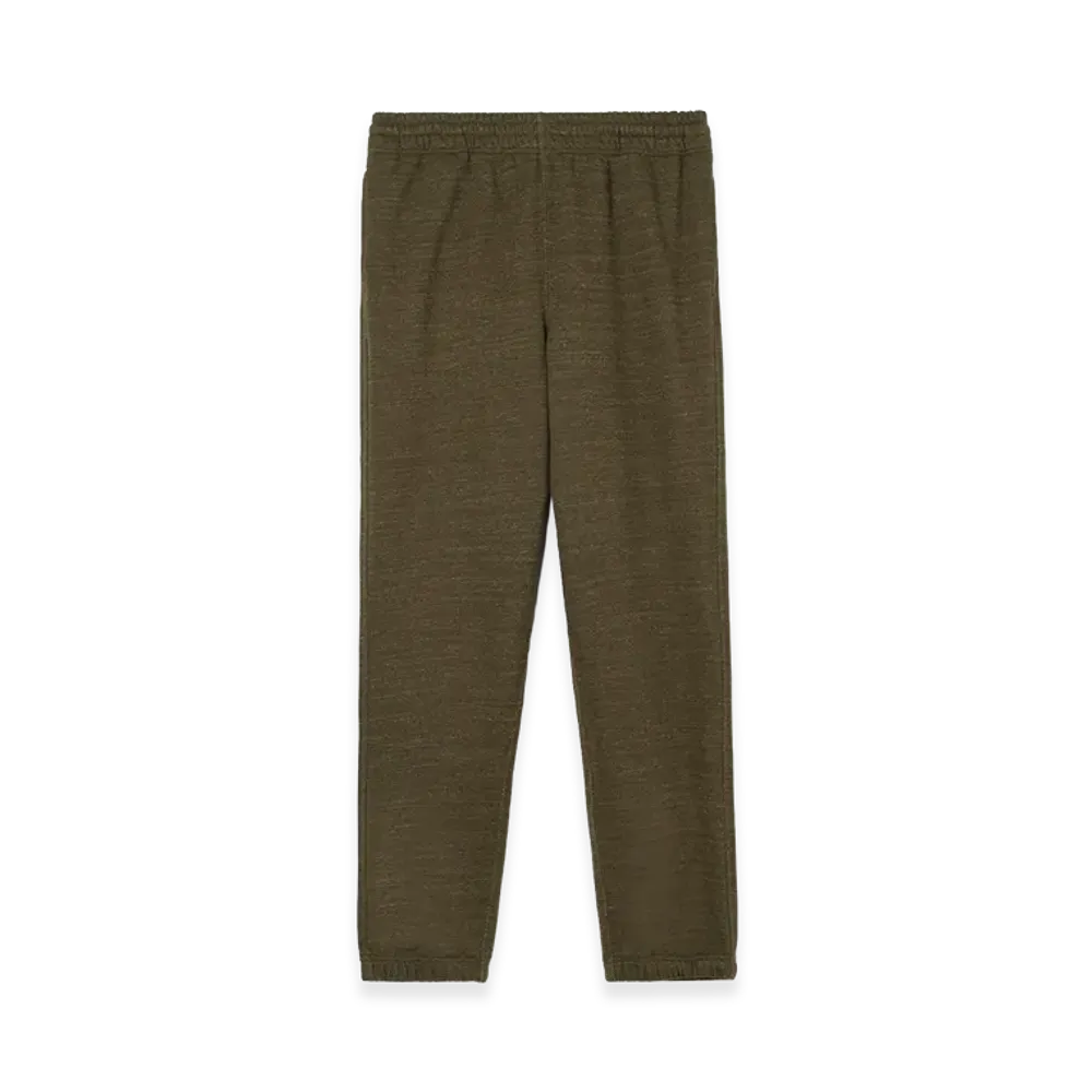 Burberry Landscape Label Cotton Jogging Pants "Thorn Green Melange"
