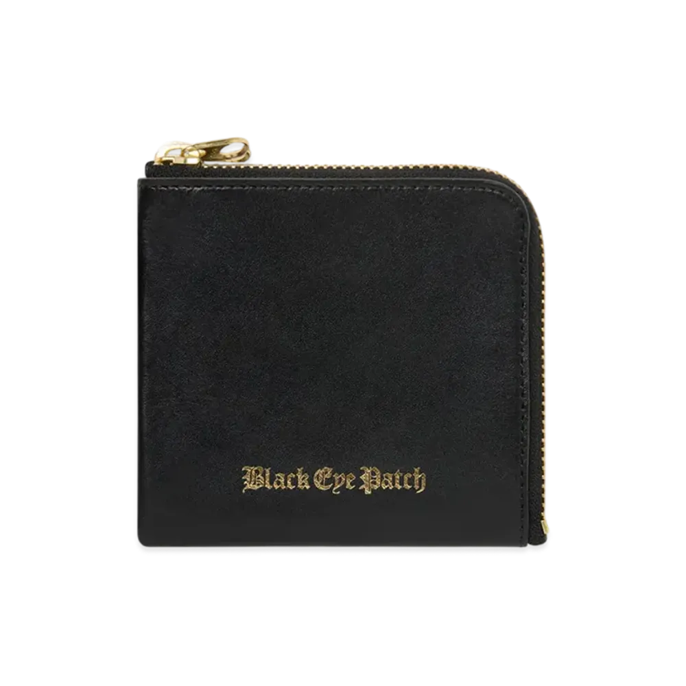 BlackEyePatch OE Logo Leather Zip Wallet "Black"