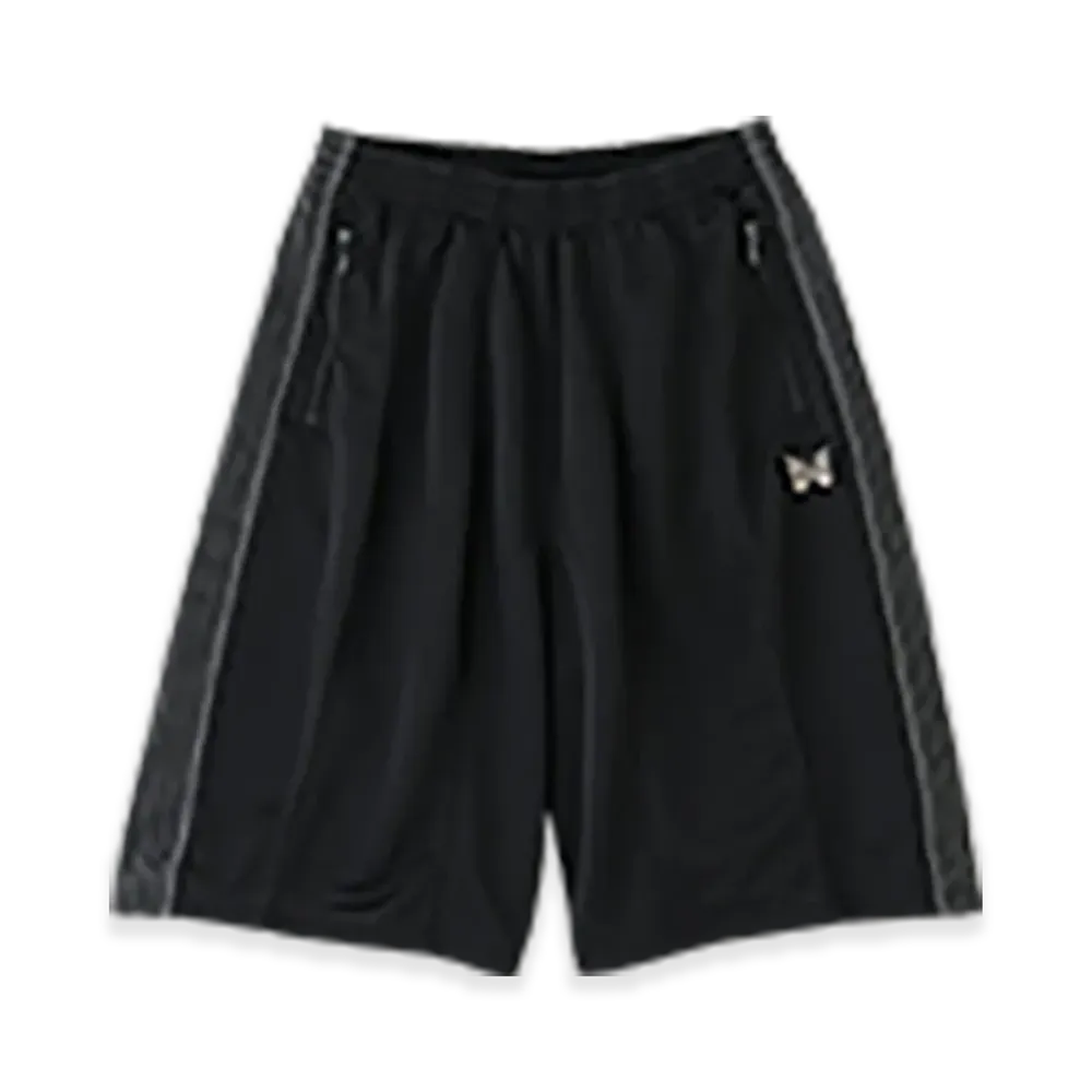 NEEDLES x LHP Track Shorts Poly Smooth "Black"