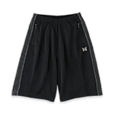 NEEDLES x LHP Track Shorts Poly Smooth "Black"