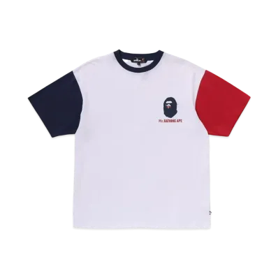 A BATHING APE Print Tee #7 "White"