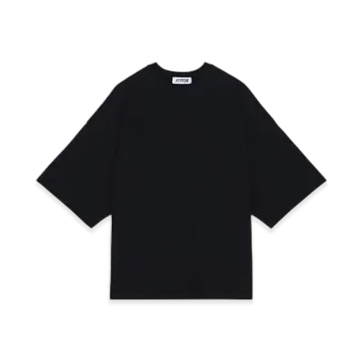 FITFOR Big Wide Half Sleeve Tee "Black"