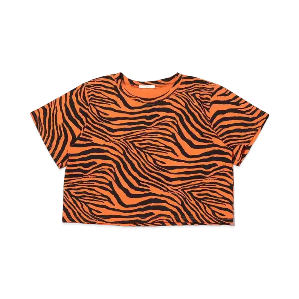 atmos pink Zebra Print T-Shirt "Orange"