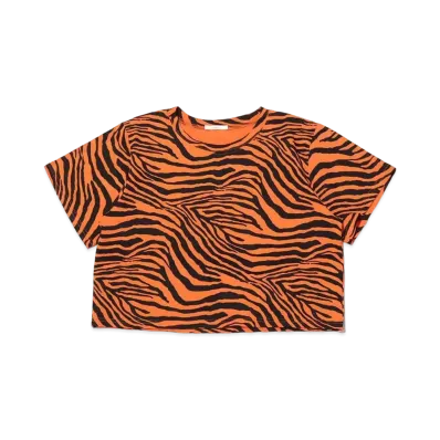 atmos pink Zebra Print T-Shirt "Orange"