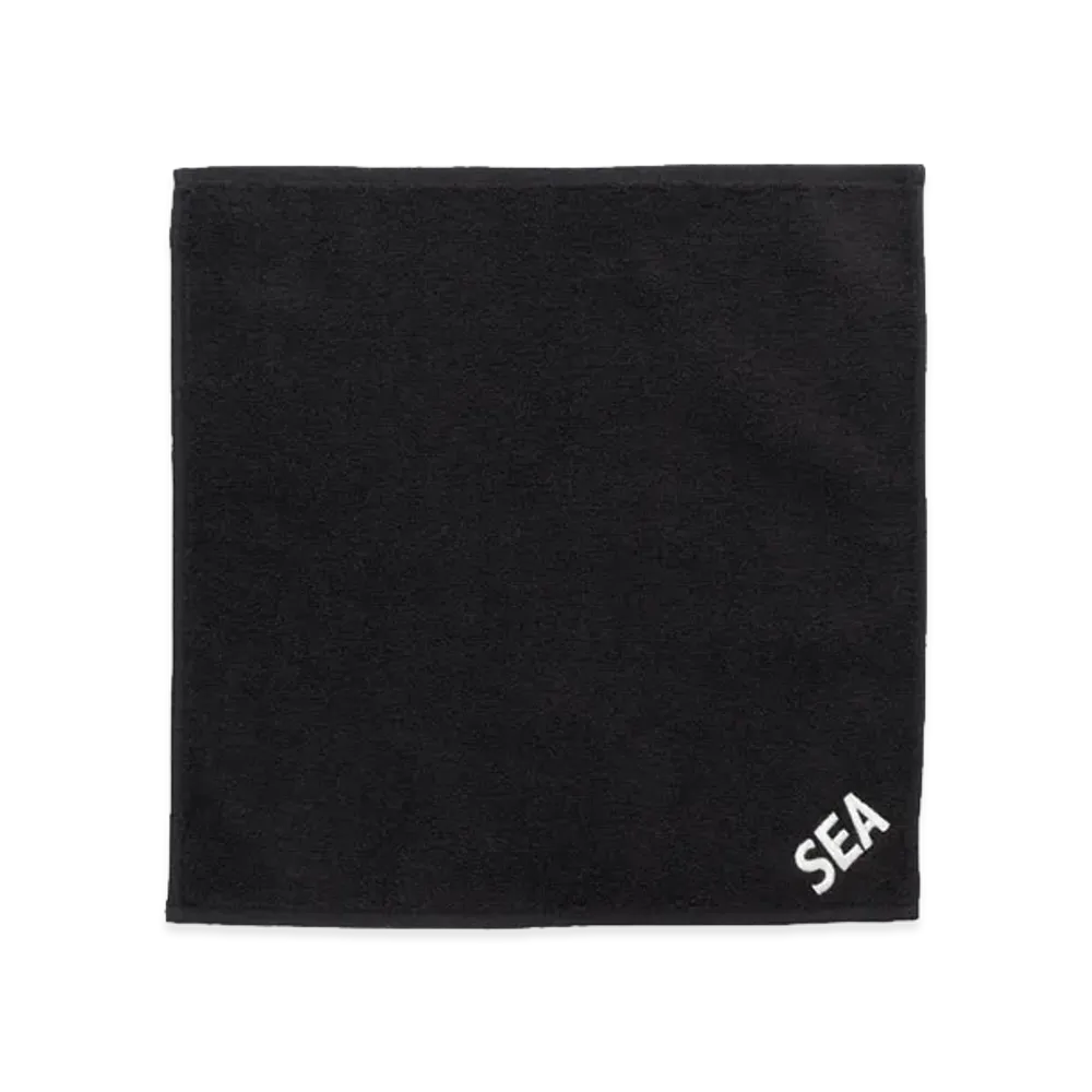 WIND AND SEA Sea Hand Towel "Black"
