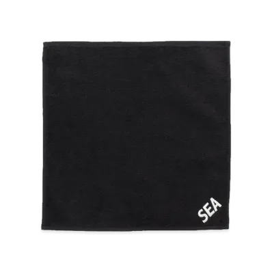 WIND AND SEA Sea Hand Towel "Black"