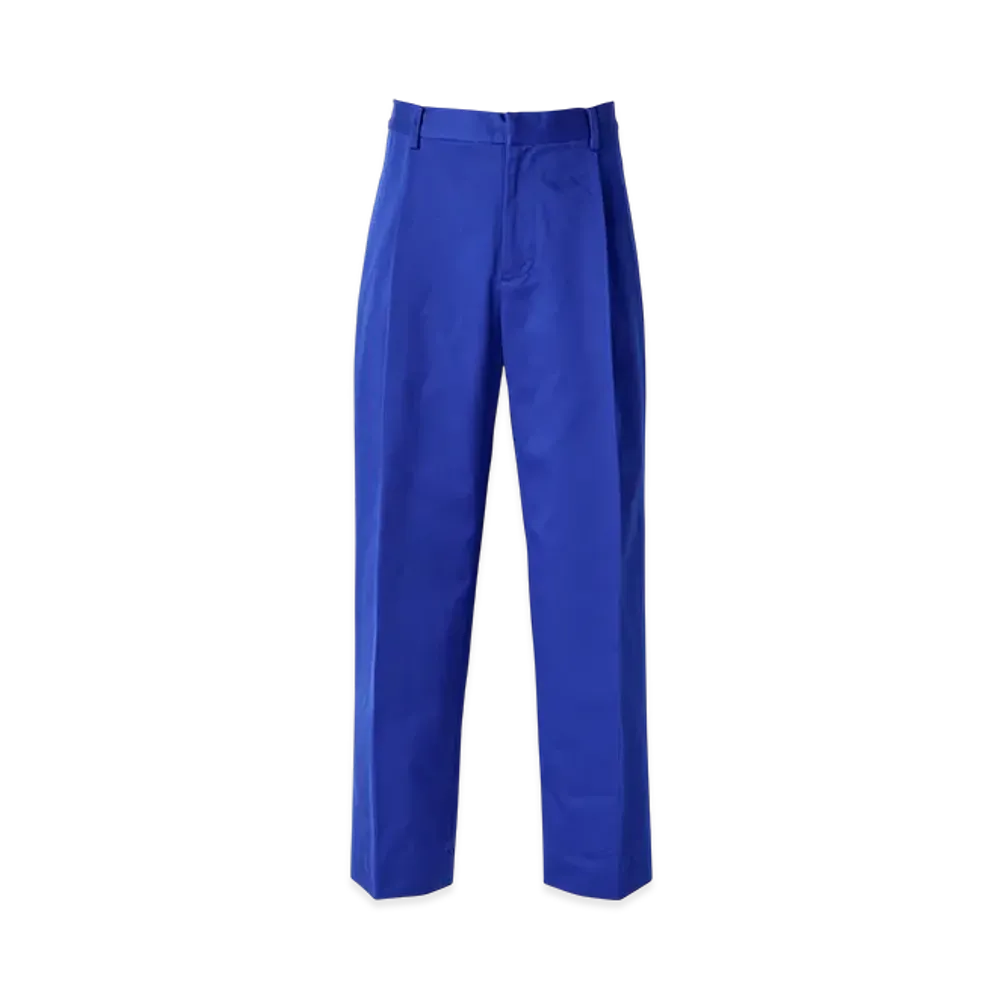HYSTERIC GLAMOUR 1-Tuck Wide Chino Pants "Blue"