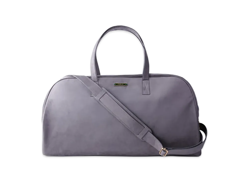 FEELS. Suede Touch Travel Bag "Gray"