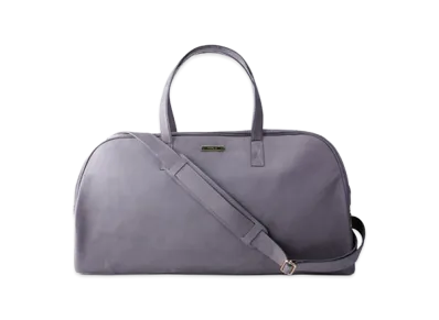 FEELS. Suede Touch Travel Bag "Gray"