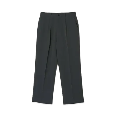 N.HOOLYWOOD Wide Tapered Easy Slacks "Charcoal"