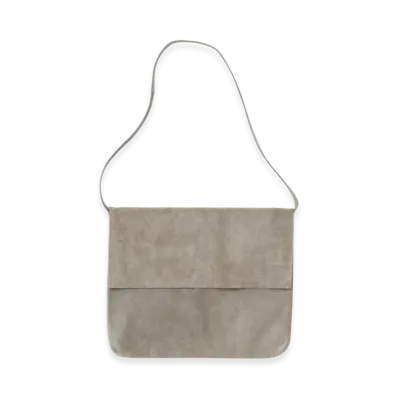 Hender Scheme Pig Flap Shoulder Bag Big "Light Gray"