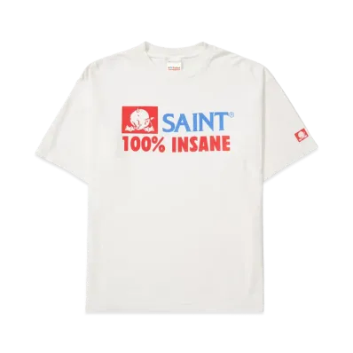 SAINT Mxxxxxx SS Tee_Insane "White" SM-HR8-0000-026