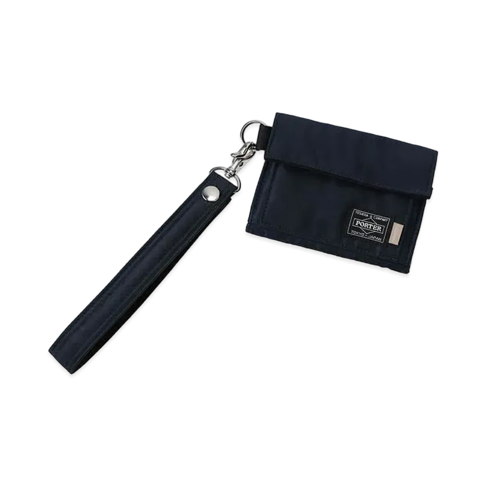 PORTER TANKER x JJJJound Wallet "Iron Blue"