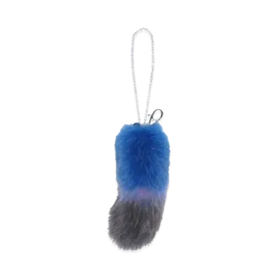 el conductorH RECYCLE FUR TAIL KEYCAHIN "MULTI"