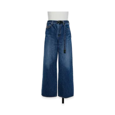sacai Wide Denim Pants "Blue"