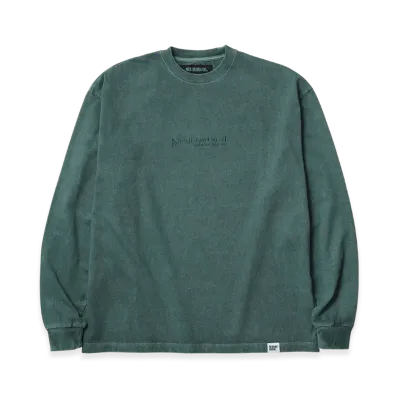 NEIGHBORHOOD Pigment Dyed Crewneck LS "Green"
