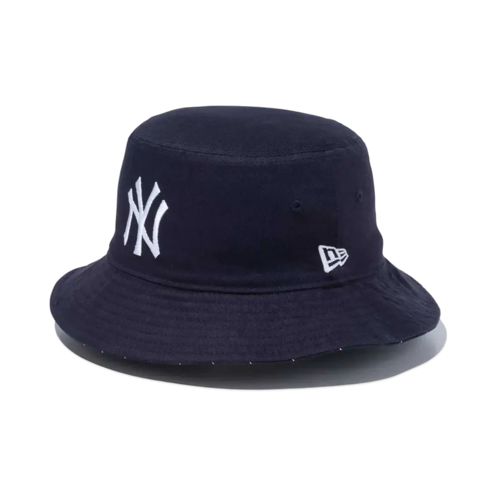 NEW ERA Bucket 01 MLB Reversible Hat New York Yankees "Navy/Navy Stripe"