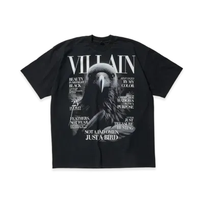 doublet Villain Cover Print T-Shirt "Black"