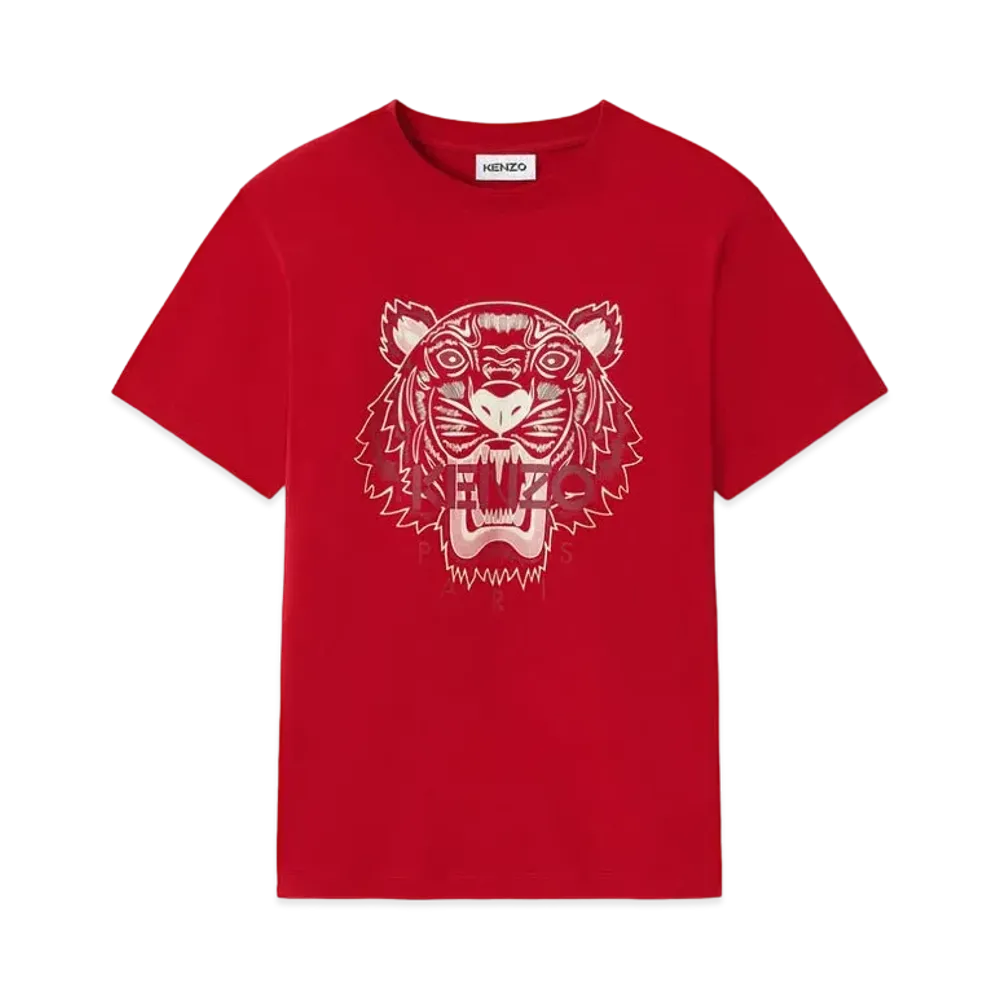 KENZO T-Shirt tigre Tigre "Cherry"