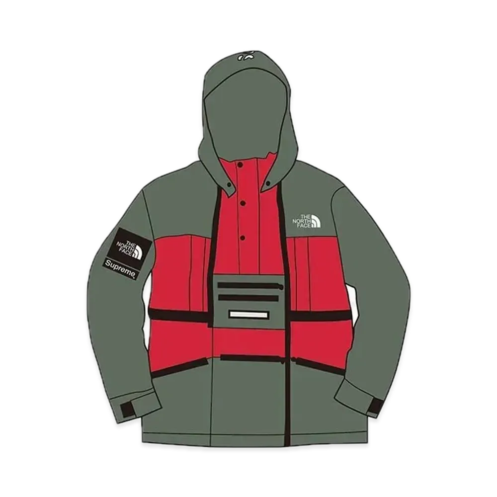 Supreme x The North Face Steep Tech Hooded Jacket "Olive"