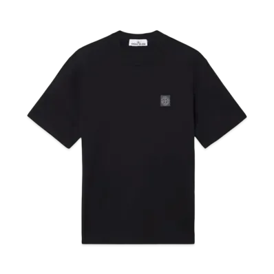 Stone Island 2100034 Combed Organic Cotton Jersey "Black"