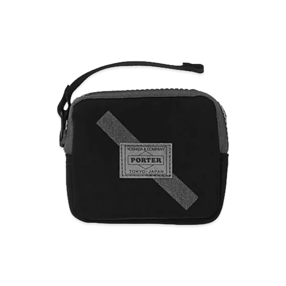 Saturdays NYC x PORTER Reflective Line Half Zip Wallet "Black"