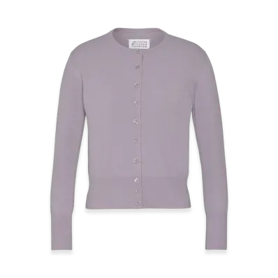 Maison Margiela Wool Cardigan "Lilac"