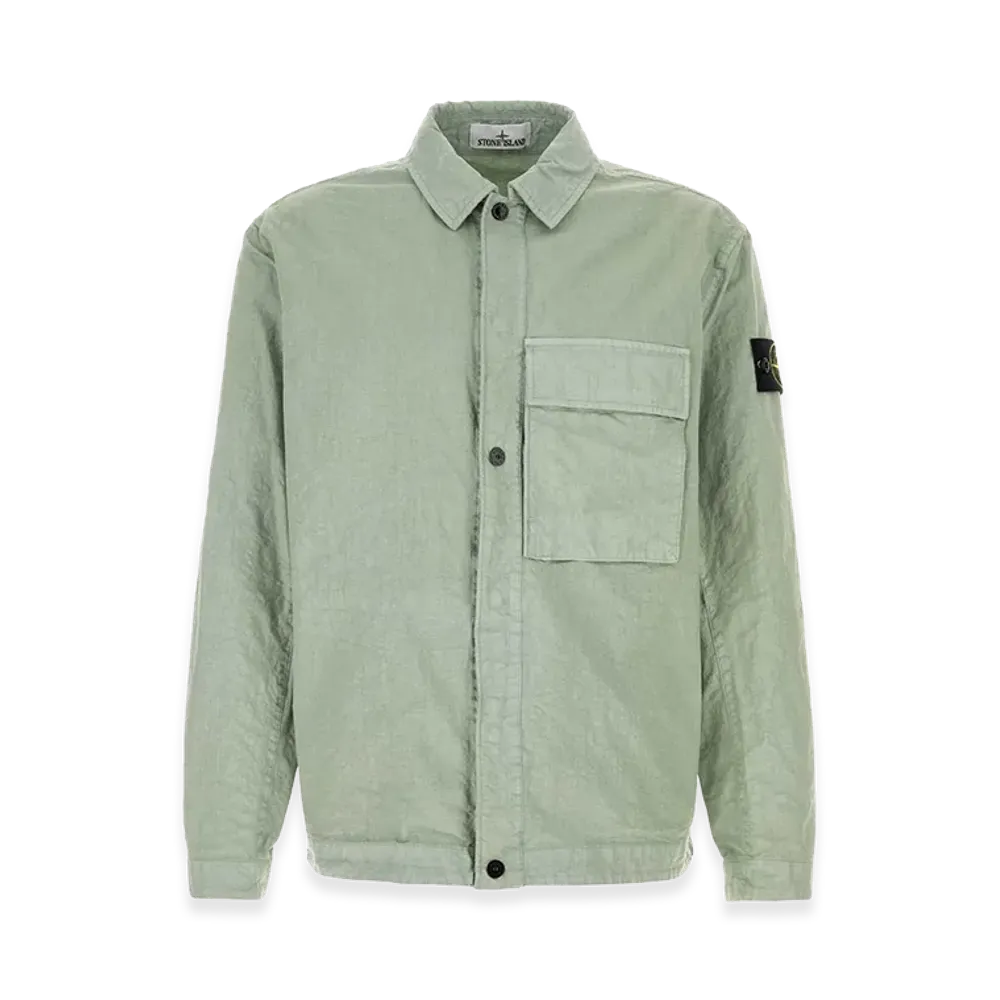 Stone Island Nylon Shirt "Green"