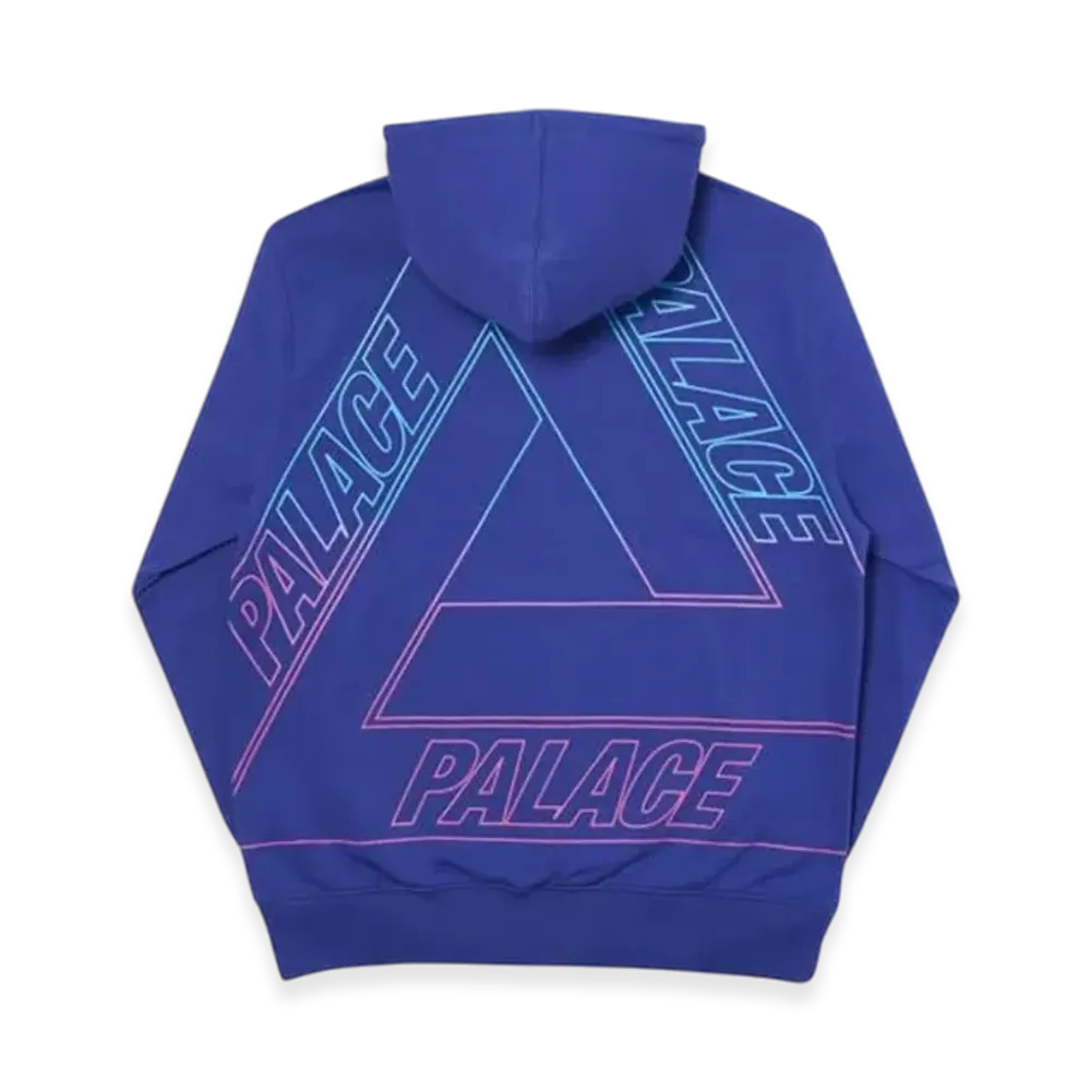 PALACE Linear Triple Fade Hood "Purple"