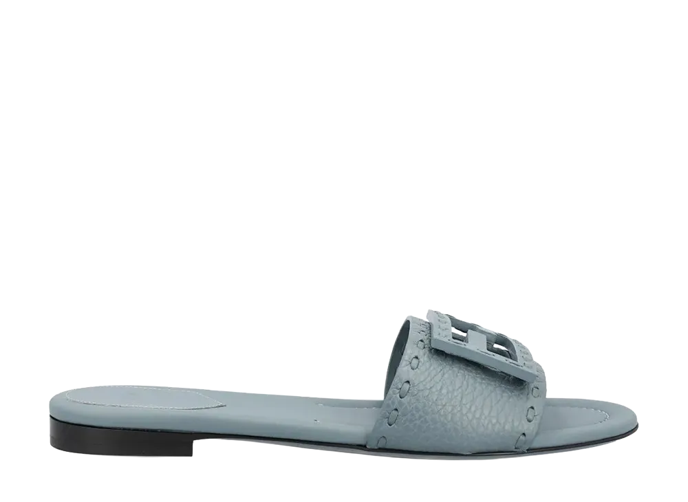 FENDI Women's Baguette Slides "Mercurio"